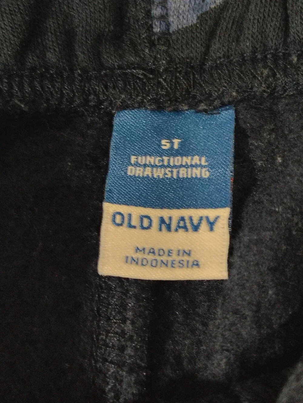Old Navy Blue Shark-Print Jogger Pants with Old Navy Logo Size 5T